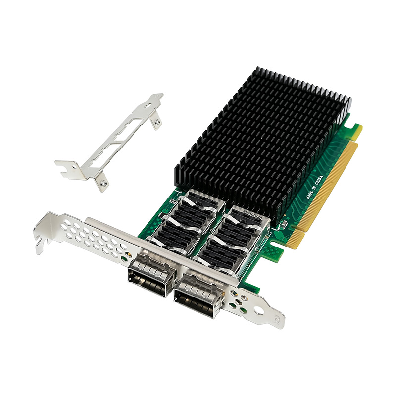 Placa Controladora PCIe4.0 X16 - 100Gbe Qsfp28 Network Card avaliação e preço
